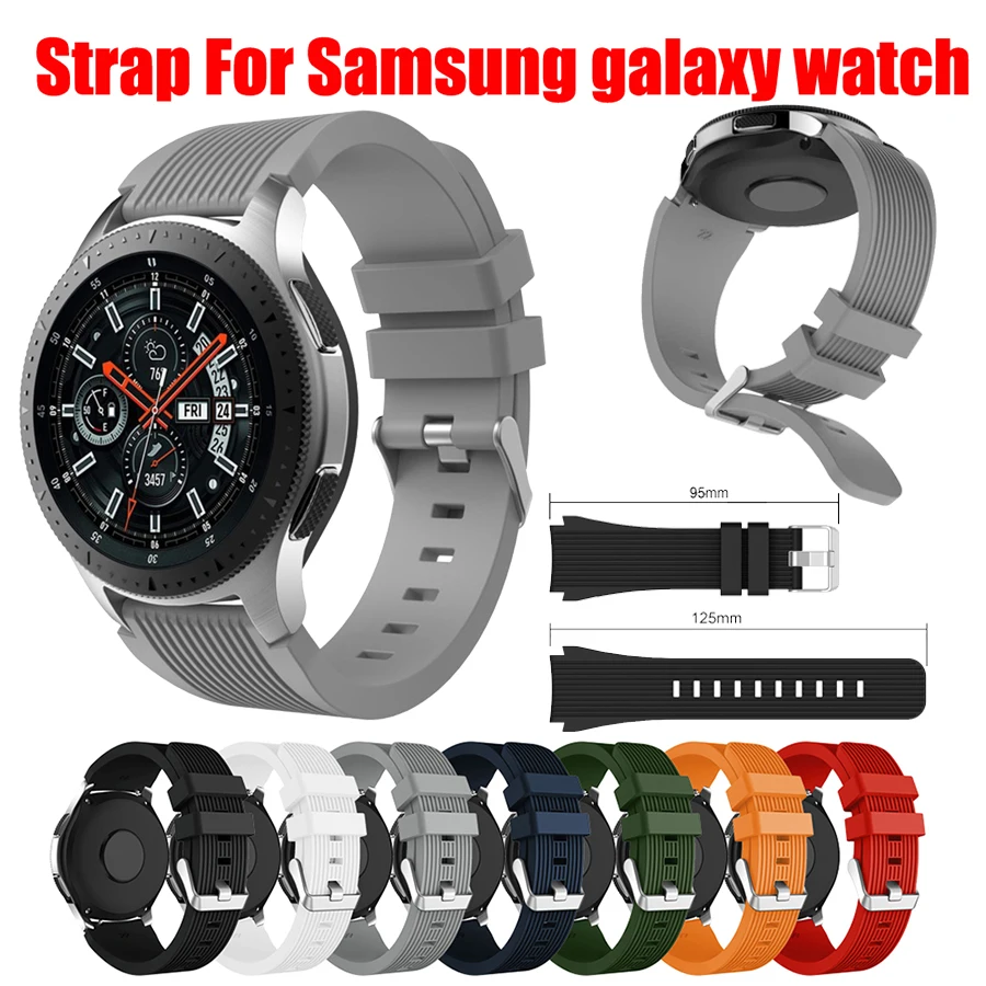 Для samsung galaxy gear S3 Frontier 22 мм мягкий силиконовый ремешок для часов 46 спортивный