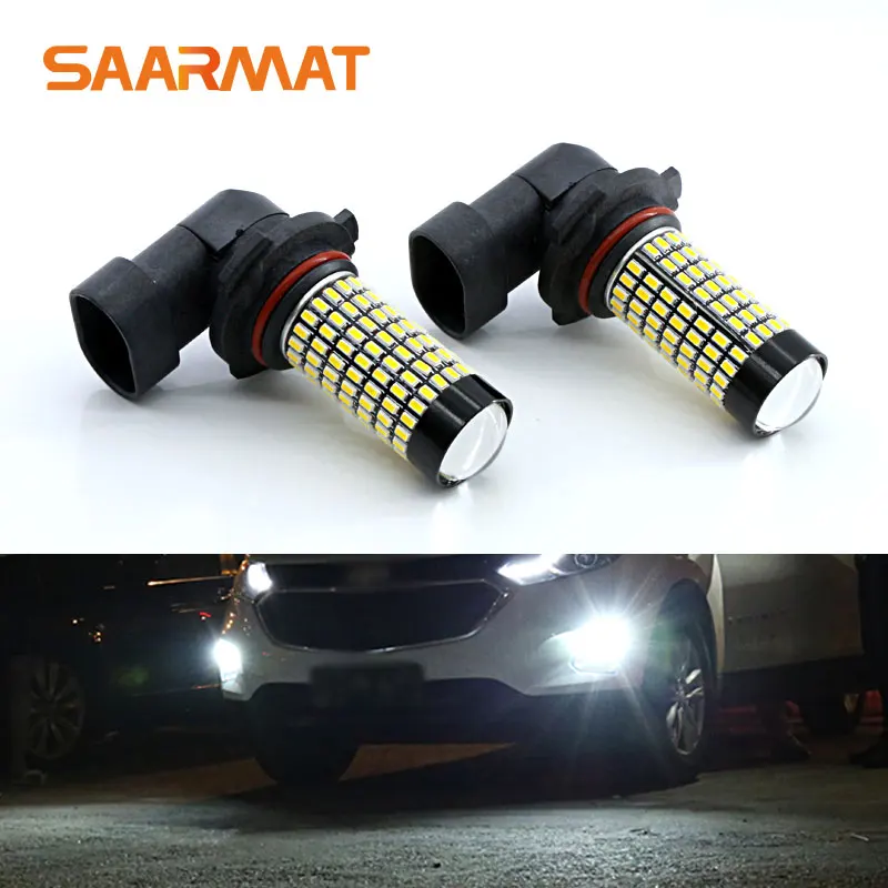 Комплект из 2 предметов белая 158-smd 9006 HB4 светодиодный лампы для противотуманных
