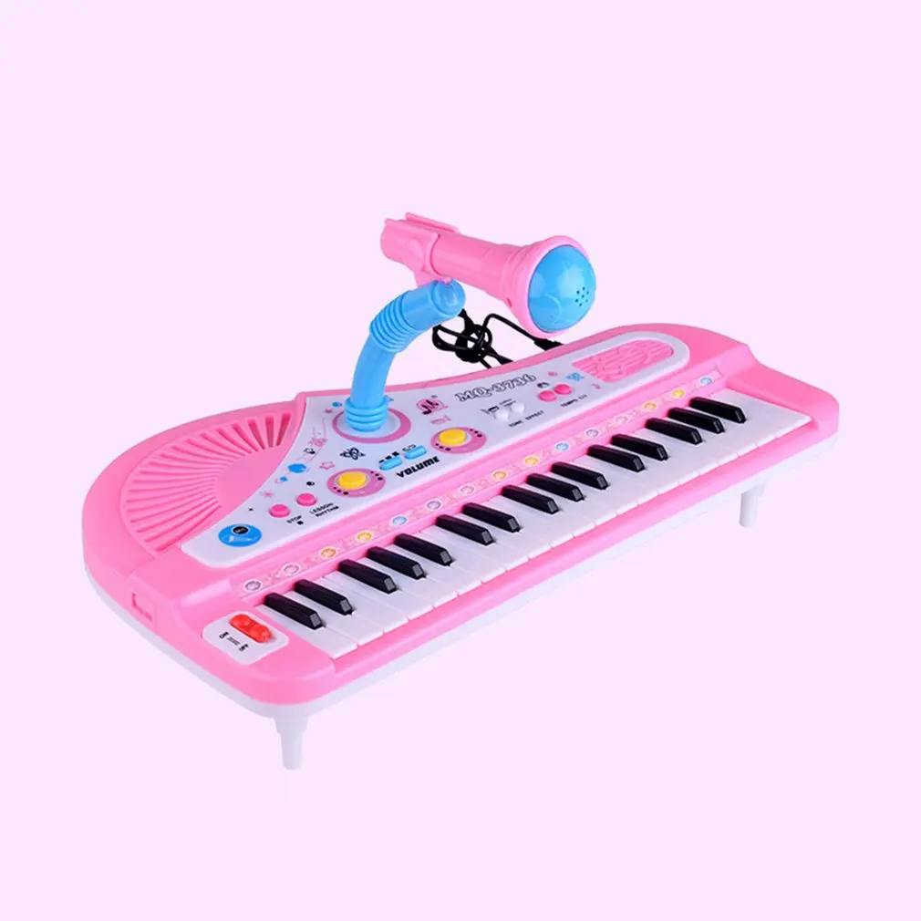 

Children's Charging With Microphone Keyboard Multi-function Music Toy Children electronic organ