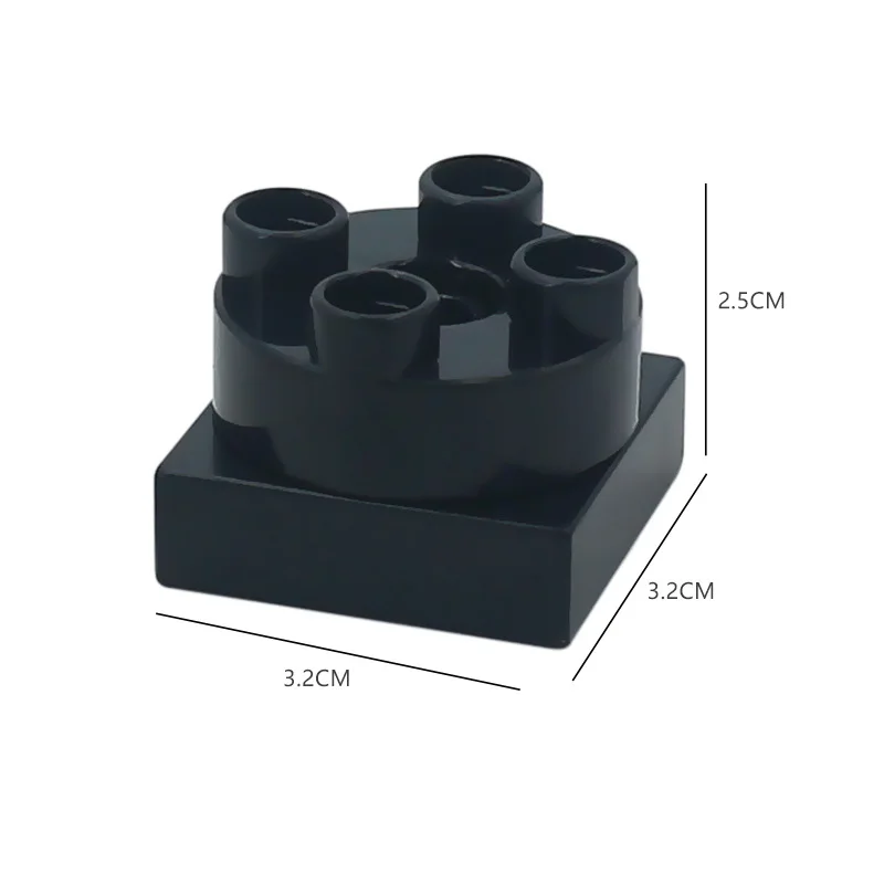 

Basement compatible huimei larger particles block rotating base chassis accessories added bulk educational assembled park scene