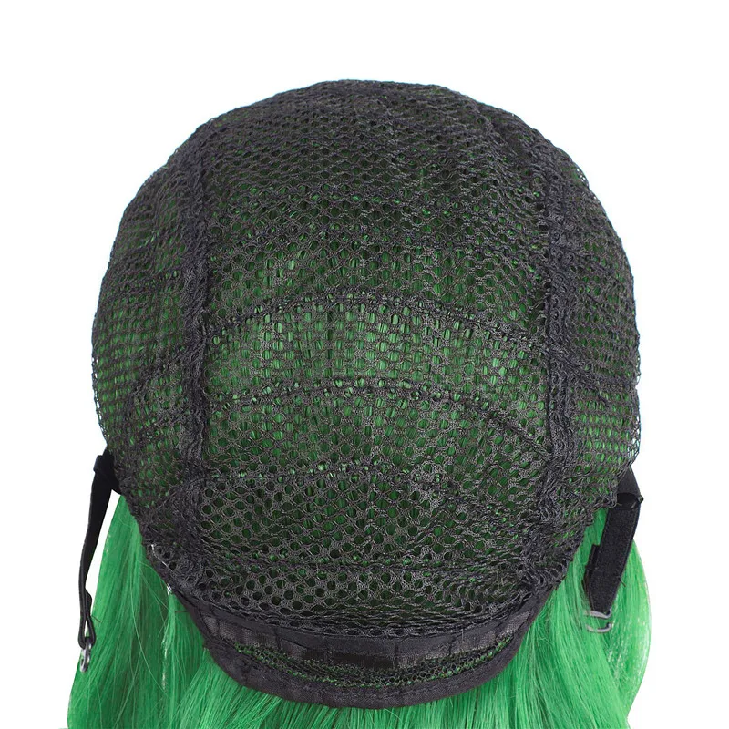 MapofBeauty 24 дюйма длинные кудрявые женские парики для косплея зеленый цвет