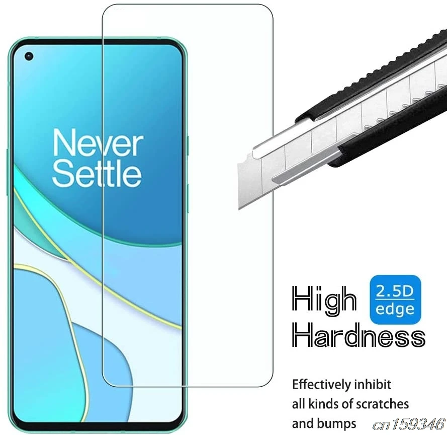 Tempered Glass For OnePlus 8T Screen Protector Camera Lens Film One Plus 6.55 inch | Мобильные телефоны и аксессуары