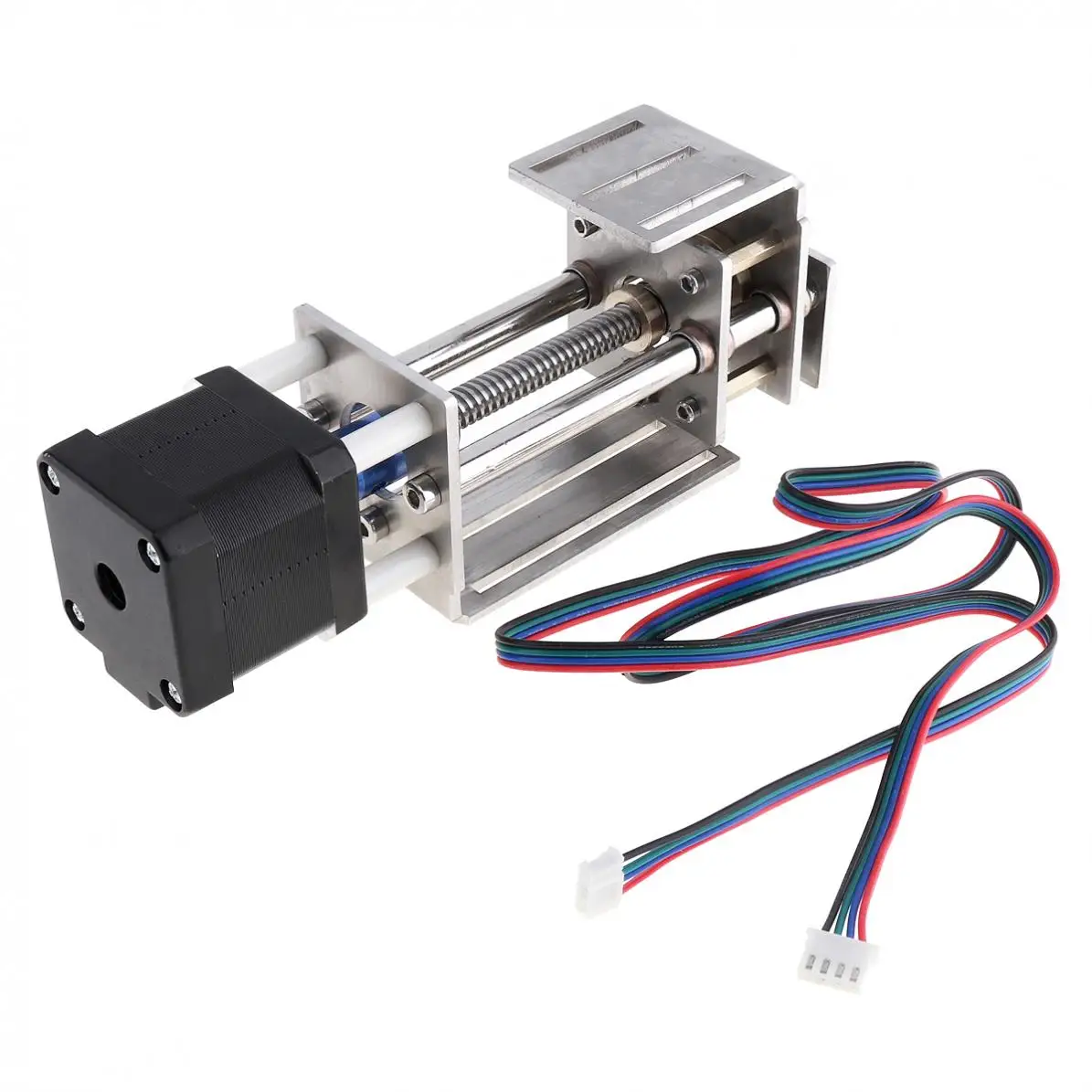 Скользящий Мини стол с резьбой и линейной направляющей Ход 50 мм|Двигатель