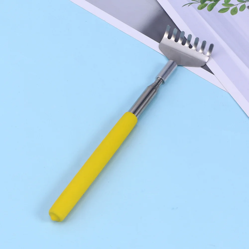 

4PCS Stainless Steel Telescopic Itching Tool Back Scratcher with Extendable Rod Stick Health Handheld Scratching Helper