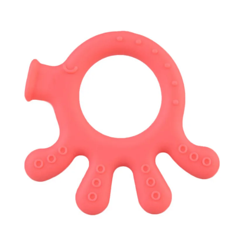 Мягкие Силиконовые Зубные кольца для младенцев детские игрушки прорезывания