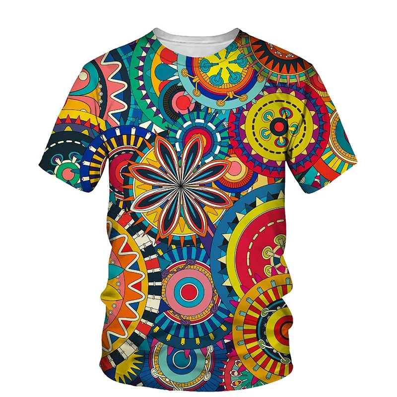 

Мужская футболка с геометрическим рисунком и 3D-принтом, лето 2021, футболки с круглым вырезом и коротким рукавом, топы, одежда, модные повседне...