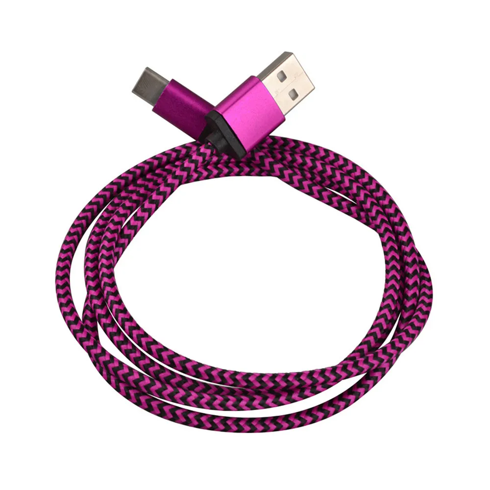 Кабель Usb Type-c 1 м с автоматическим отключением для быстрой зарядки из нейлона Xiaomi