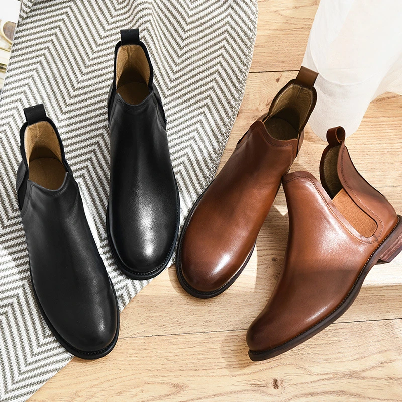 

Women Winter Snow Boots Genuine leather Ankle Spring cheleas boot woman Short Brown black Boots 2020 for women boots