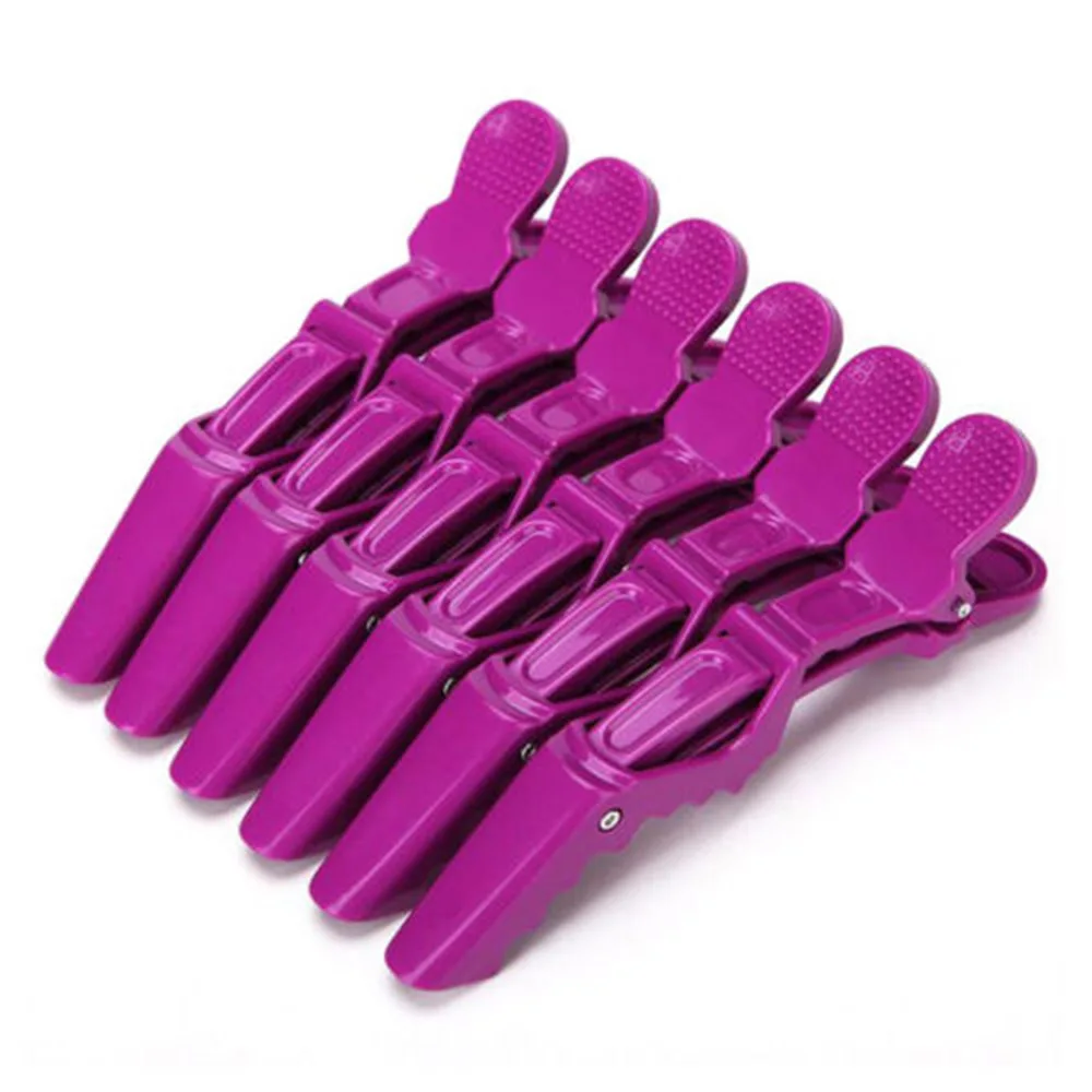 1/6X Черный матовый зажим для Секции волос инструмент парикмахерской