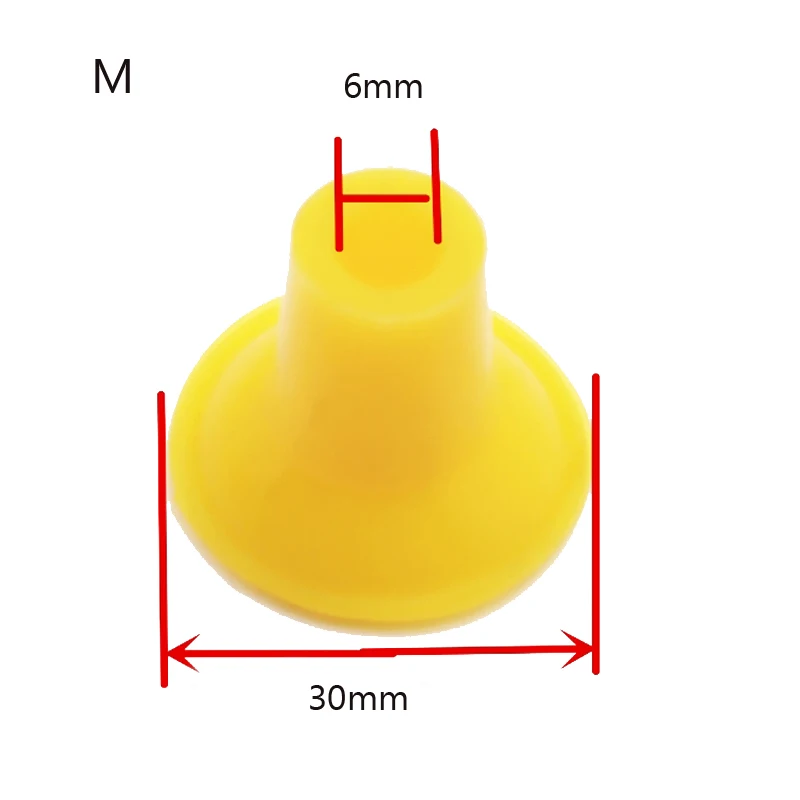 10 шт./упак. электропневматический клапан чашка резиновая присоска ударопрочный