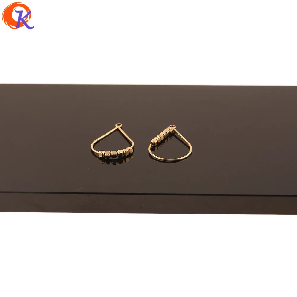 

Cordial Design 40Pcs 15*24MM Jewelry Accessories/Hand Made/Genuine Gold Plating/Drop Shape/DIY Jewelry Making/Earring Findings