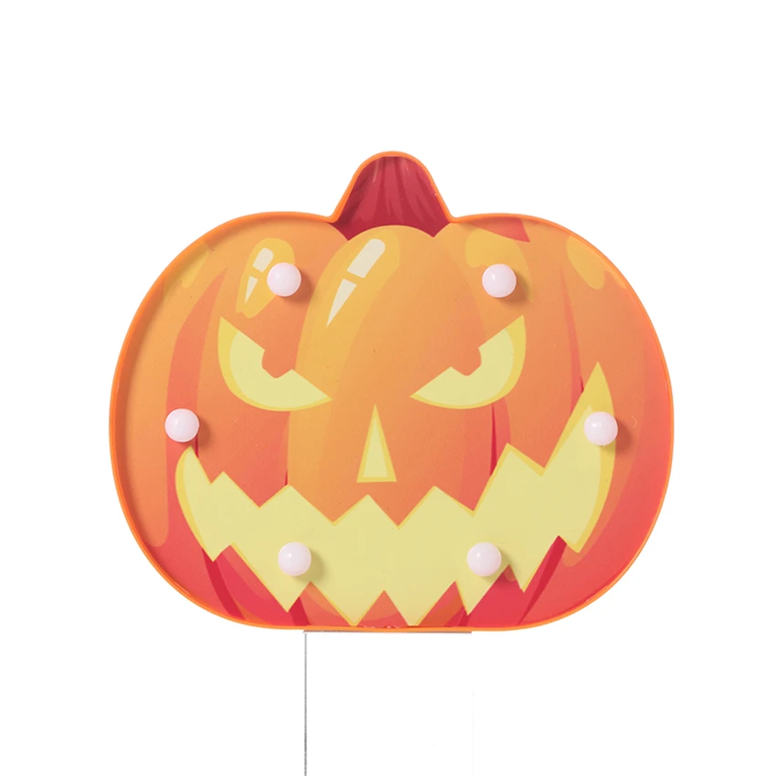 

2020 Halloween Pumpkin Decoration Night Lights Shopping Mall Amusement Park Bar Dress Up Props Lamps Random Delivery Night Lamps