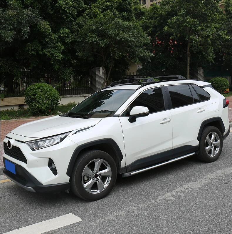 Поперечный багажник на крышу TOYOTA RAV4 рейки из алюминиевого сплава для 2019 2020