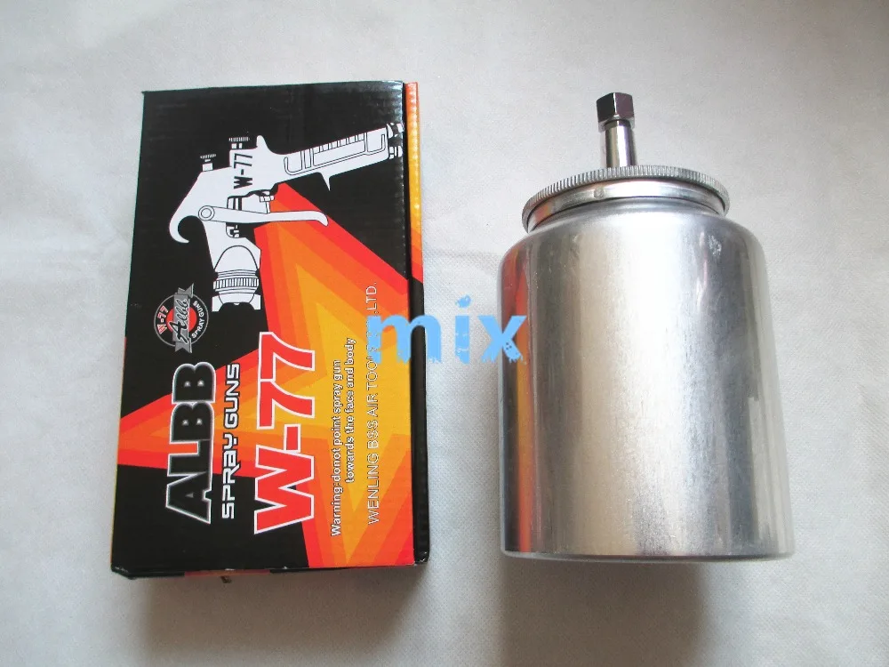 

Fixmee 2.5mm 1000cc Tip HVLP Spray Gun Auto Paint Metal Flake Air Inlet 1/4" +Wrench