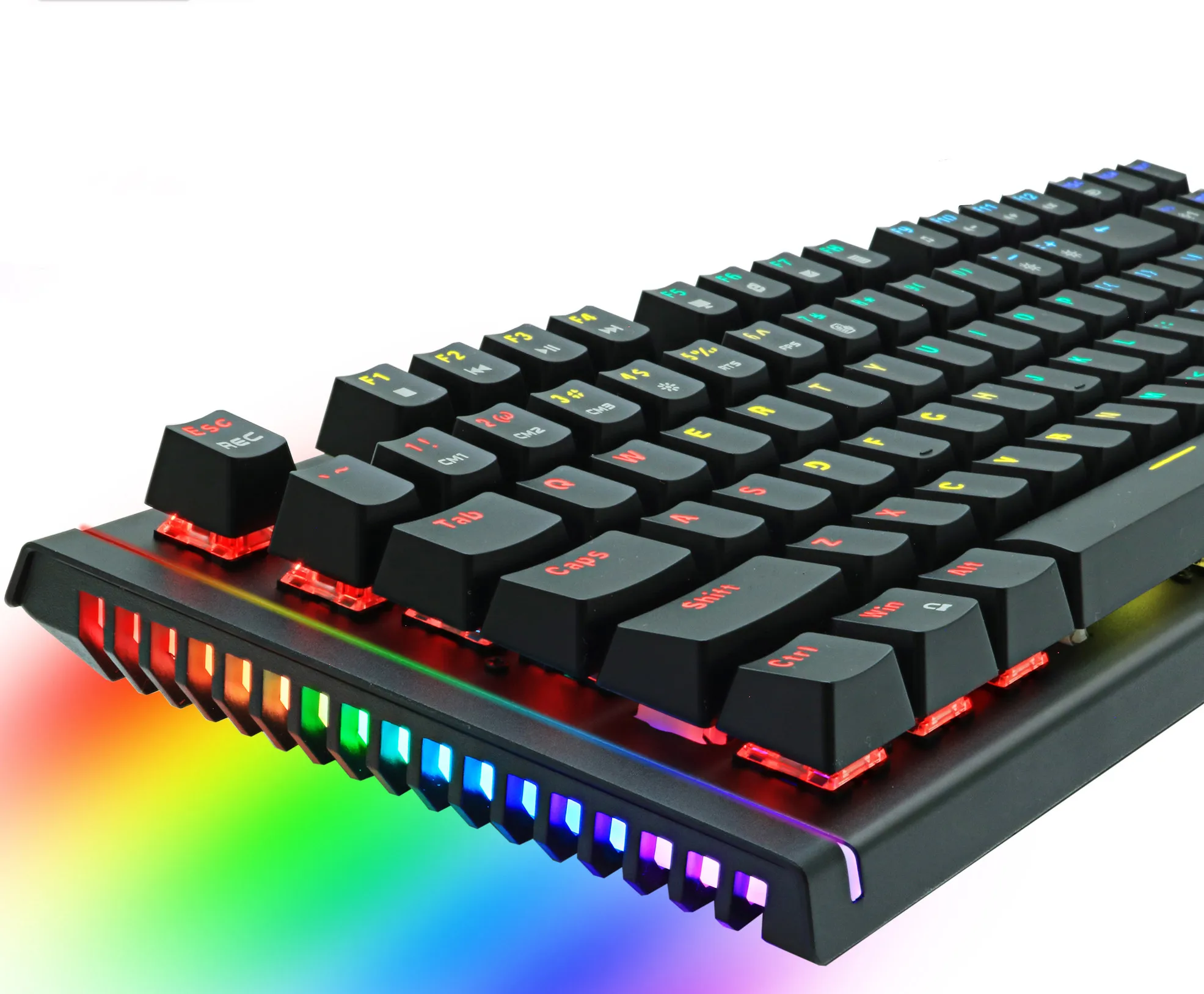 

Mechanical Keyboard Wired Gaming Keyboard RGB Mix Backlit 87 104 Anti-ghosting Blue Red Switch For Game Laptop PC Russian US