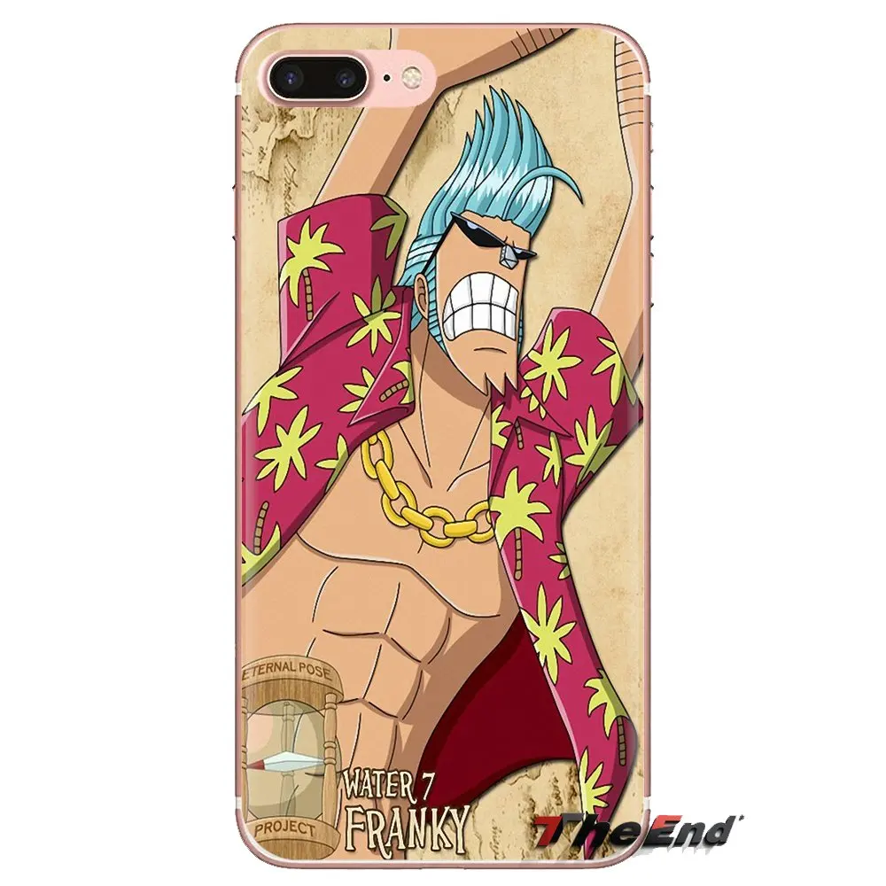 Аниме one piece Franky TPU прозрачная сумка чехол для sony Xperia Z Z1 Z2 Z3 Z5 compact M2 M4 M5 E3 T3 XA Aqua LG G4 G5