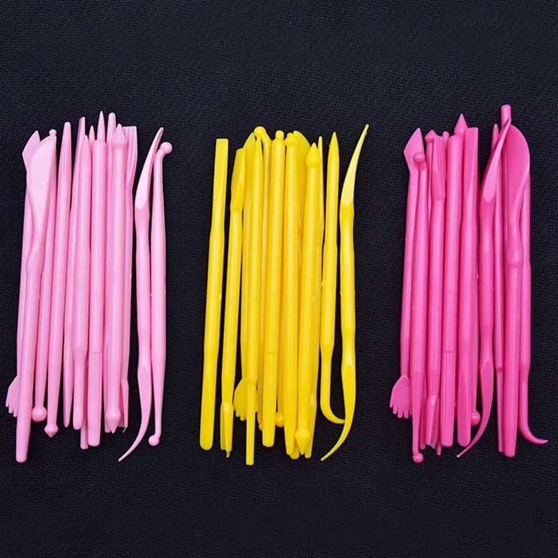 14Pcs Plastic Clay Sculpting Set Wax Carving Pottery Tools Sculpture Shaper Polymer Modeling | Дом и сад