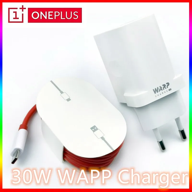 

Зарядное устройство Oneplus 8 Pro, оригинальный Сетевой адаптер питания Warp 30, 6 А, Type-c, для One plus 8, 7T, Pro 7T, 7