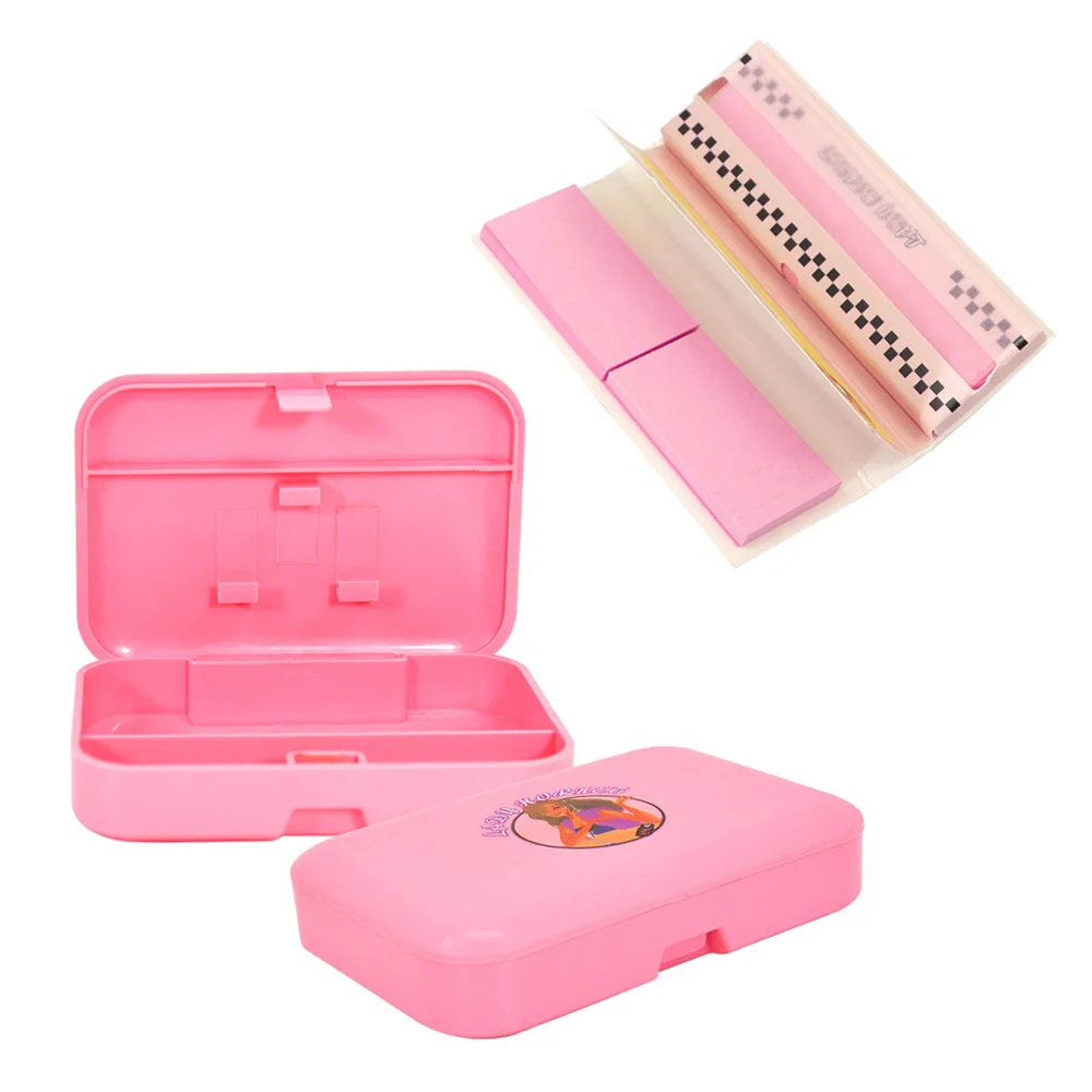 

LADY HORNET Plastic Tobacco Box with Rolling Paper Holder 78mm Rolling Paper with Filter Tips Cigarette Accessories