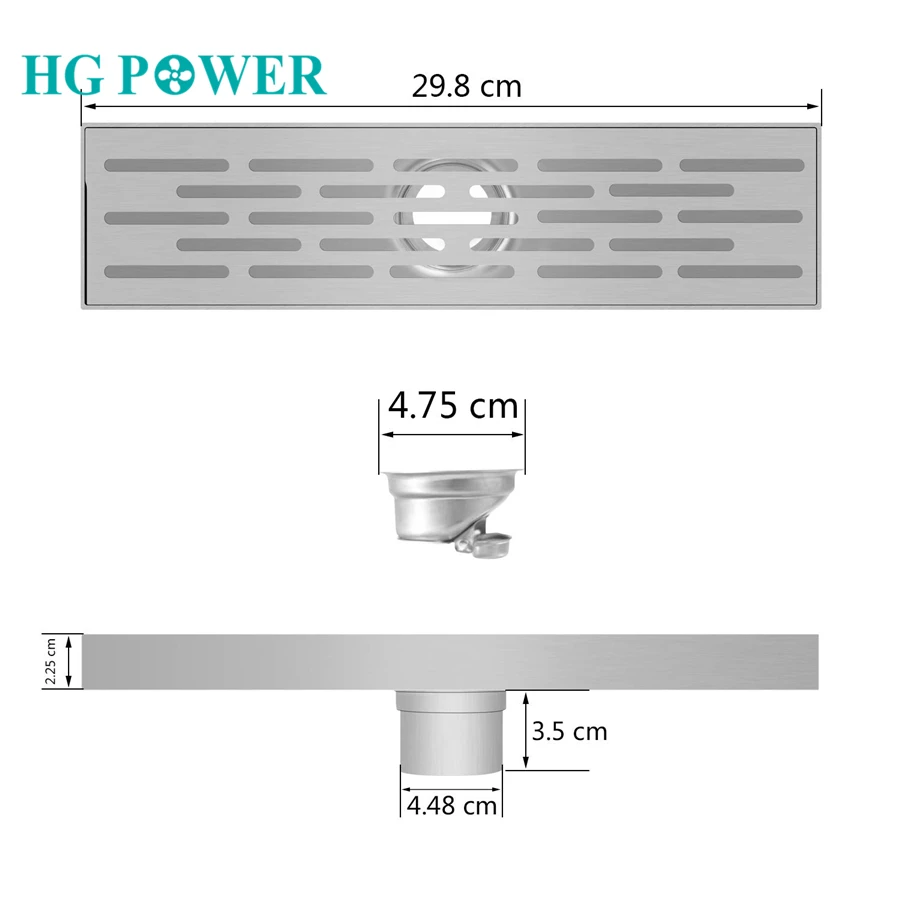 12 '馈 Нержавеющая сталь дренажный канал в полу линейный дренаж для Кухня