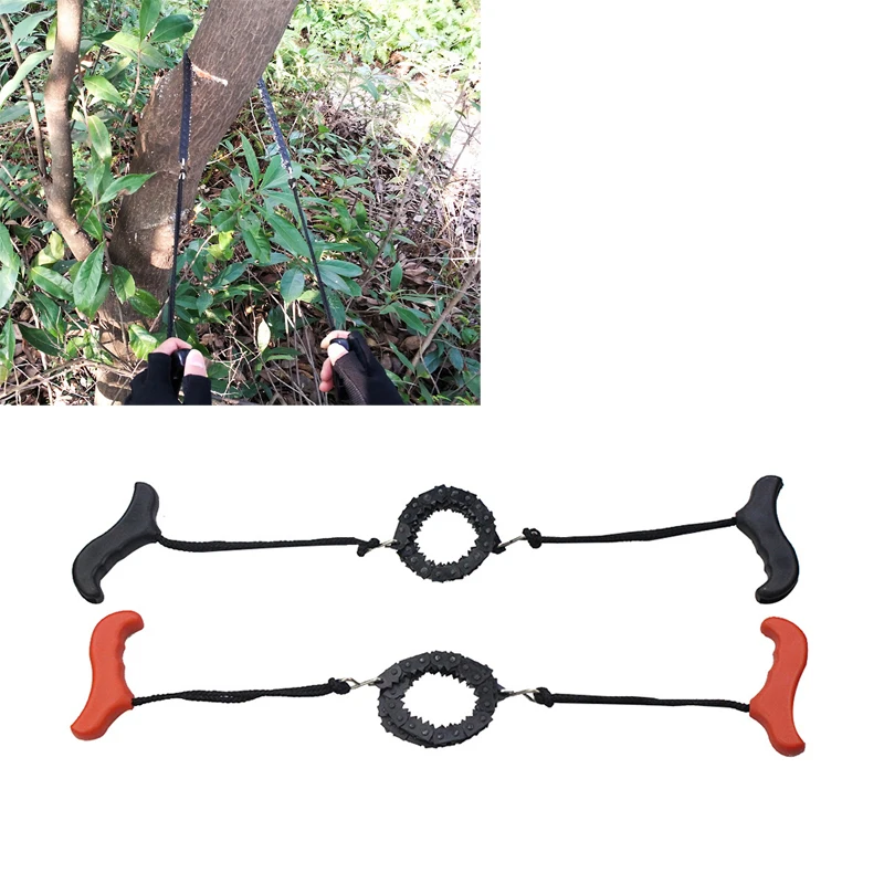 

50CM Camping Hand Gear Pocket Chain Saw Outdoor Emergency Survival ChainSaw Stainless Steel Teeth Wire Saw for Camping Hiking