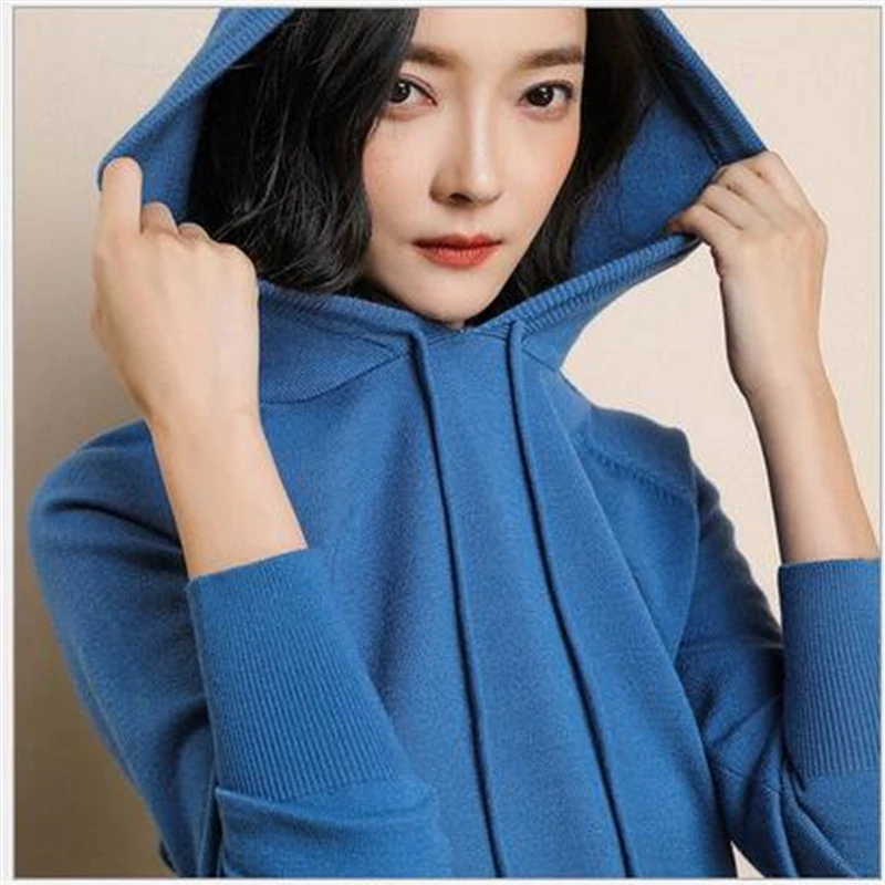 2020 Autumn Winter Loose Women Sweater Knitted Tops Women's Pullover plus size 3XL Solid Fashion S101 | Женская одежда