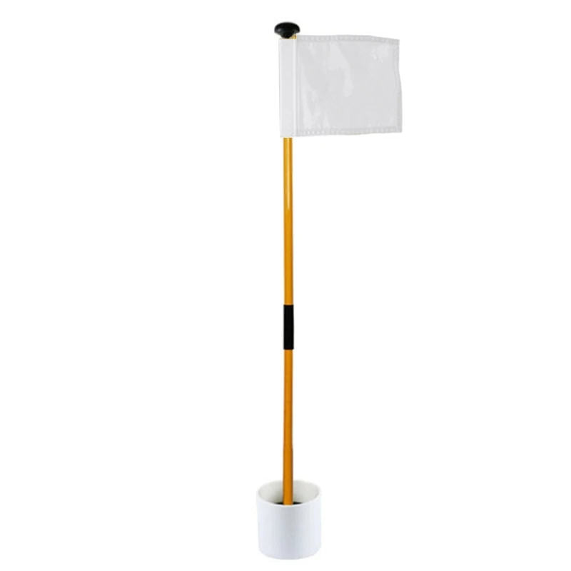 

Portable Detachable Golf Flagsticks Putting Green Flags Hole Cup Set Golf Pin Flags for Driving Range Outdoor Backyard Sports
