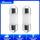 Spanife 2 шт. фестон 28 мм C5W CANBUS безошибочный автомобильный светильник COB светодиодный Автомобильный Интерьер Купол Лампа для чтения белый 12 В