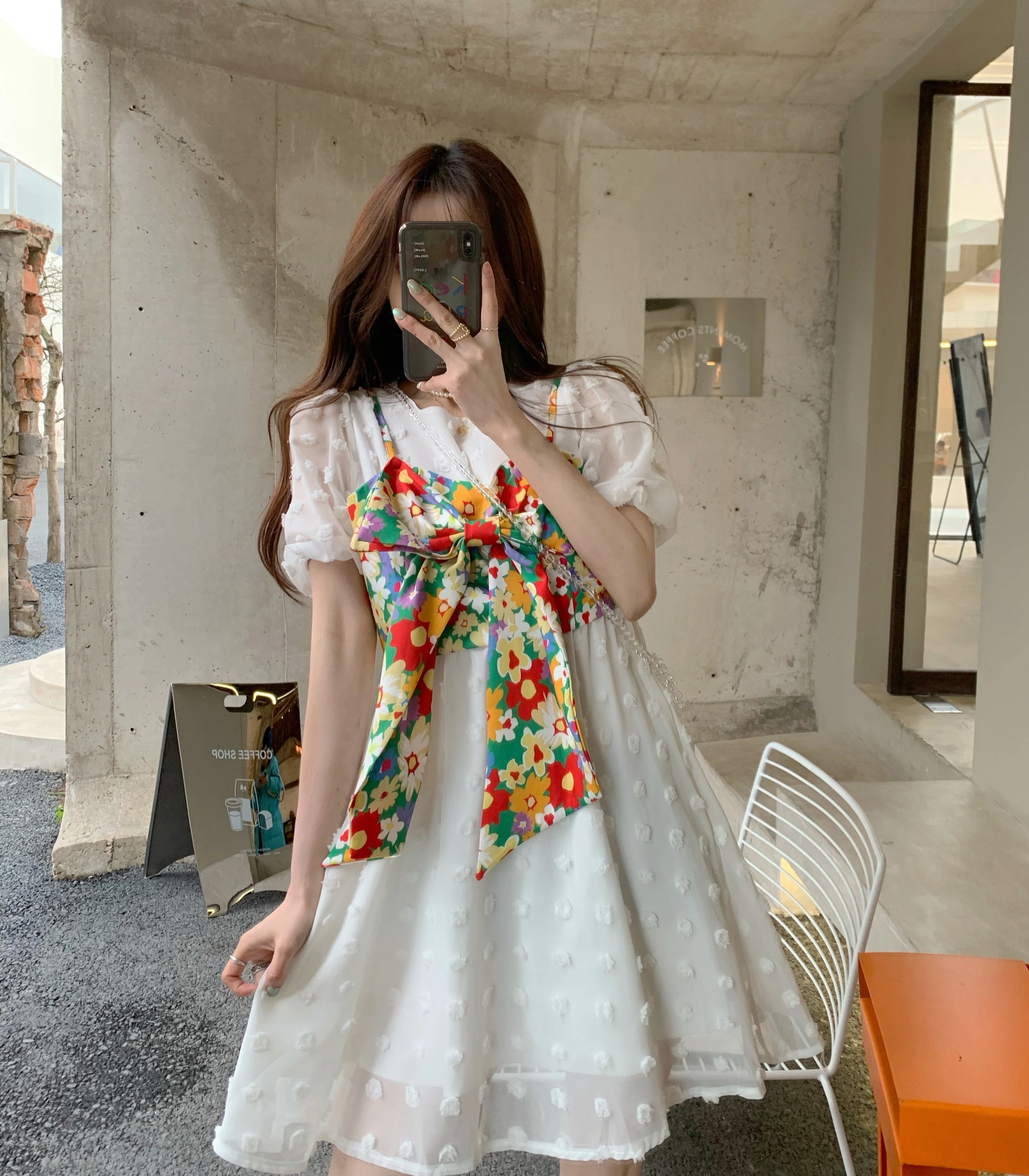 

Женское платье с пышными рукавами, короткое приталенное платье в стиле интернет-знаменитостей, лето 2021