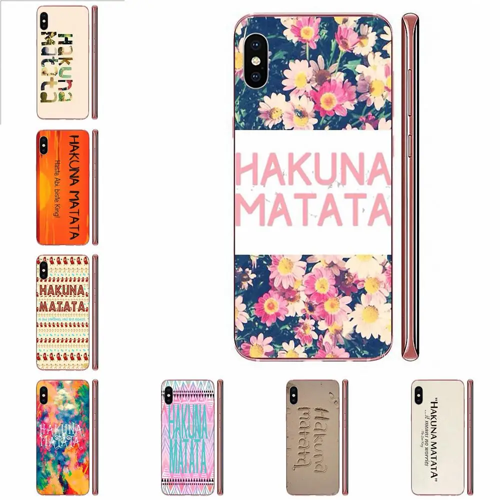 Hakuna Matata On Sunset Lion King для iPhone SE2020 11 Plus Pro X XS Max XR 8 7 6S SE 4S 5 5C 5S мягкие прозрачные