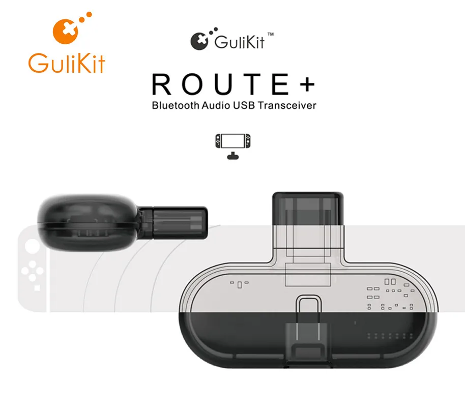 Маршрутизатор GuliKit GB1 + USB C Bluetooth аудио передатчик или адаптер для Nintendo Switch Lite |