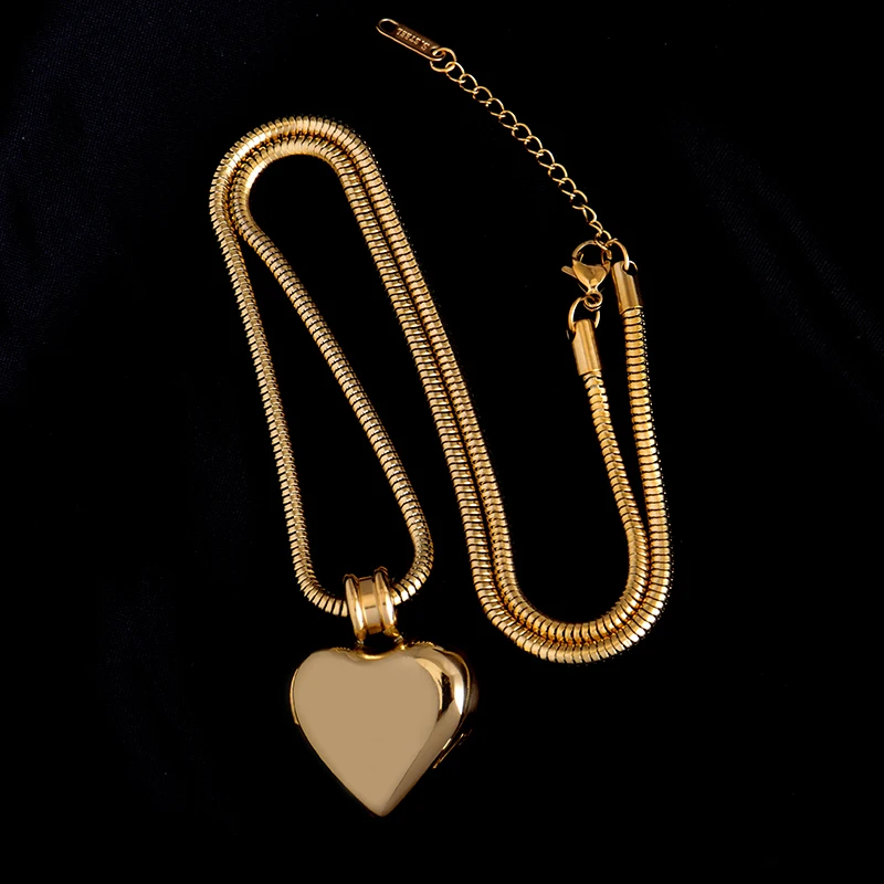 Ожерелье из нержавеющей стали не выцветает изношенное с обеих сторон яркое