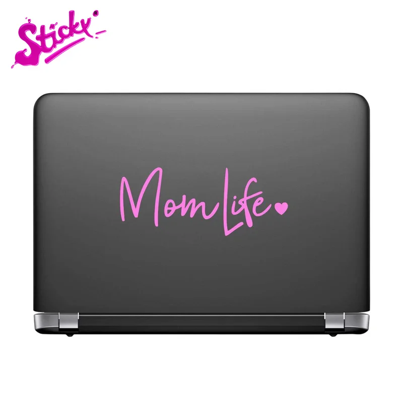 Наклейка на автомобиль с надписью Mom Life декоративная наклейка мотоцикл