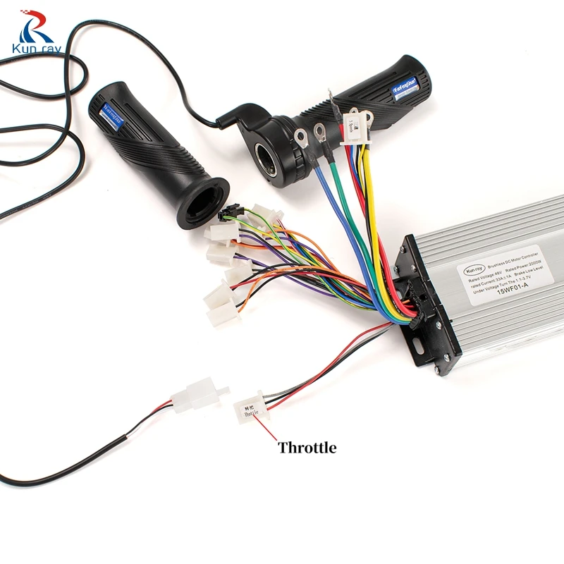 Электровелосипед Kunray 1 пара спиральная дроссельная заслонка 12-72 в скутер