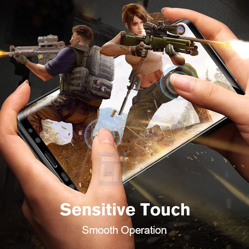 Закаленное стекло 6D с изогнутыми краями для Samsung Galaxy Note 8 9 10 Pro Защита экрана S8 S9 S10