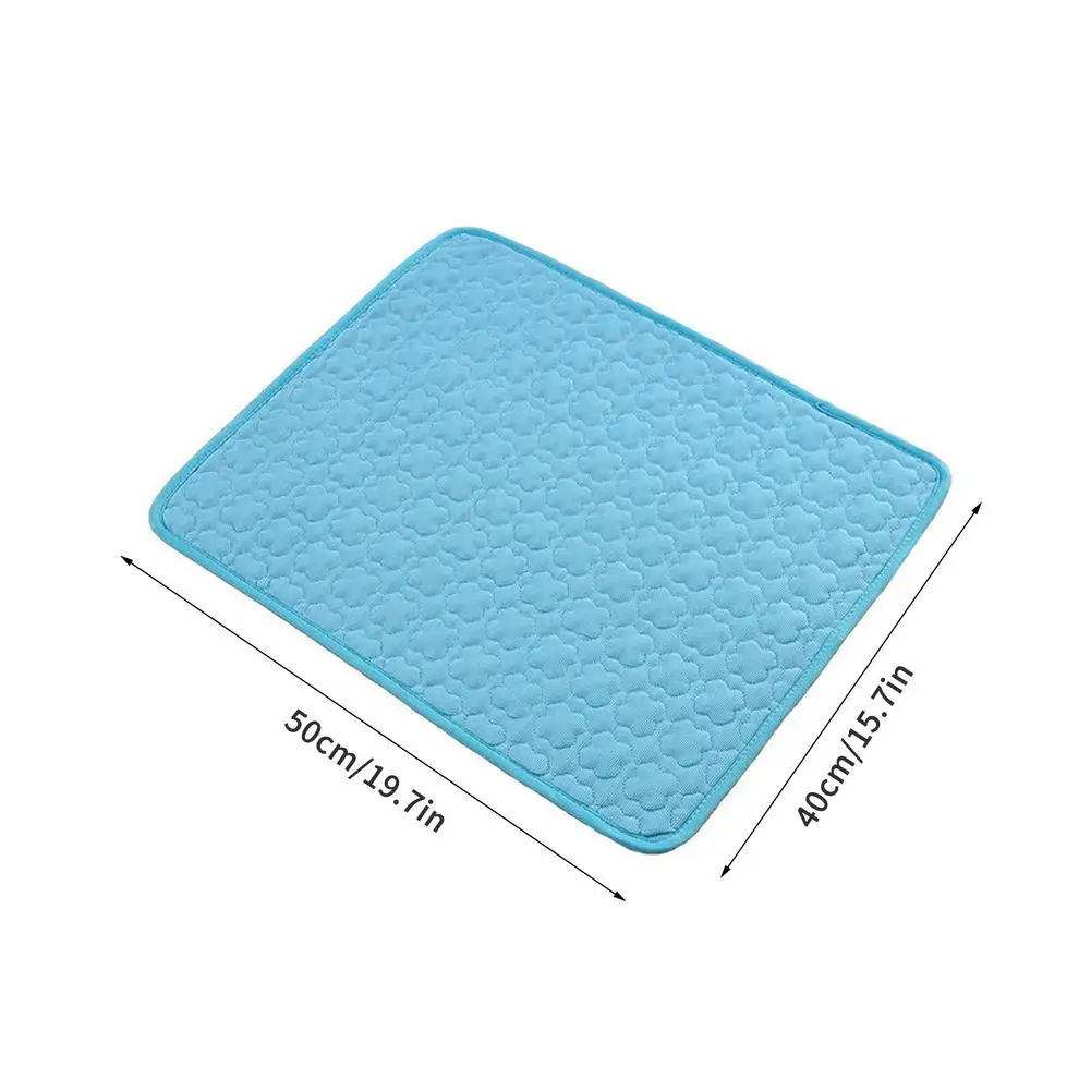 

Pet Cooling Mat Summer Pad Mat For Dogs Cat Portable Fiber Pad Blanket Breathable Sofa Pet Supplies
