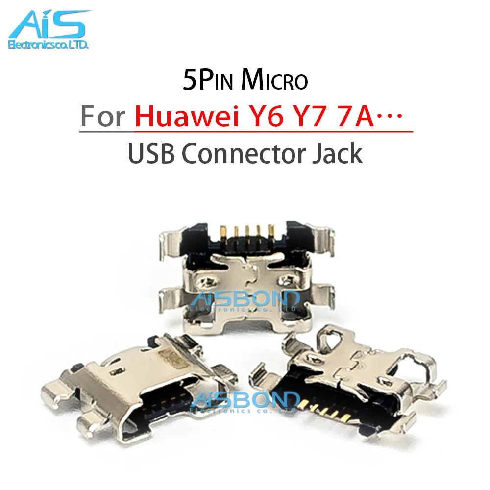 

Micro USB Mobile 5Pin Charger Connector Jack Charging port dock For Huawei Y6 Prime 2018 Honor 7A Y7 7X 8X 8 7C 7S 9 Lite