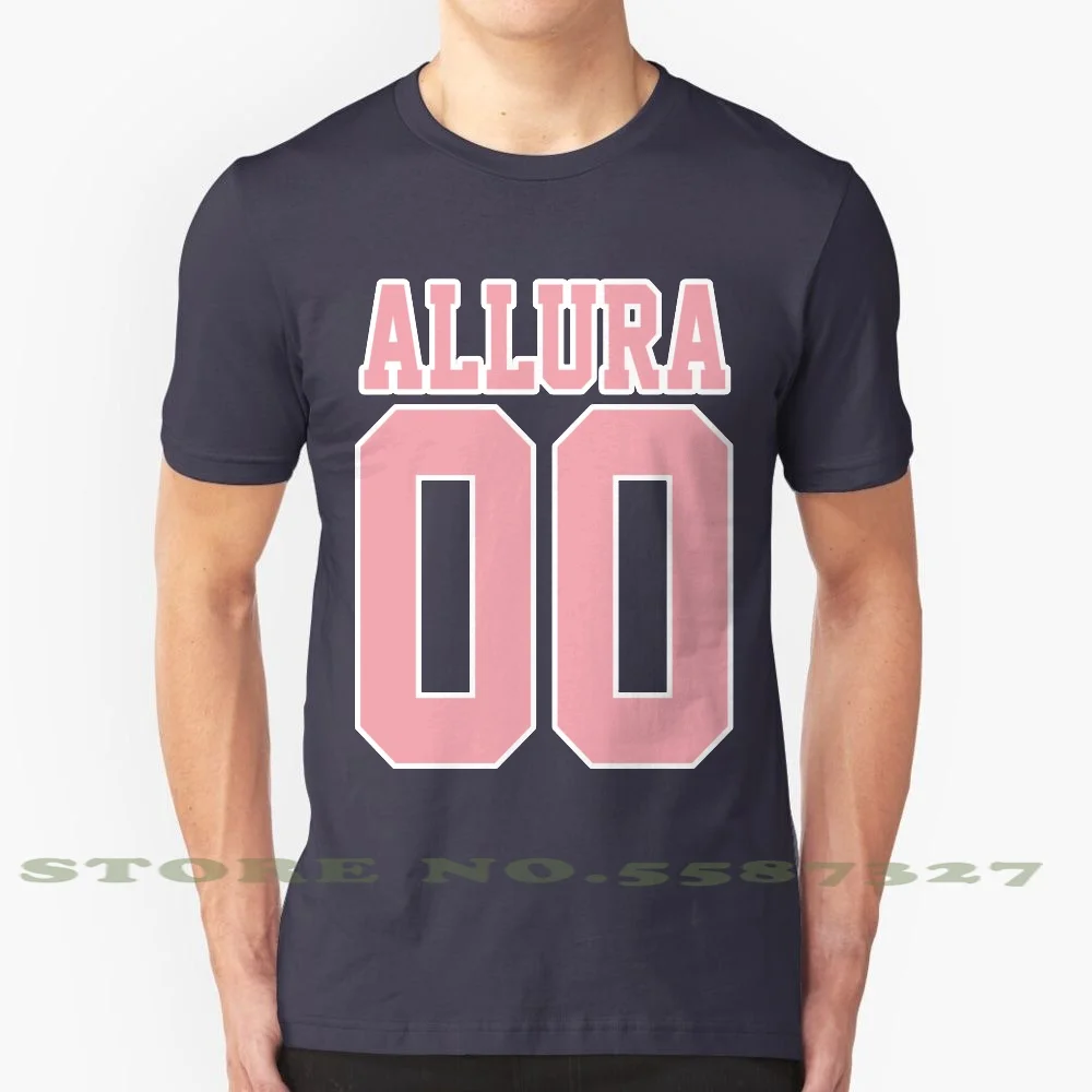 Спортивная футболка Allura из 100% чистого хлопка принцессы вольтрон легендарный Vld