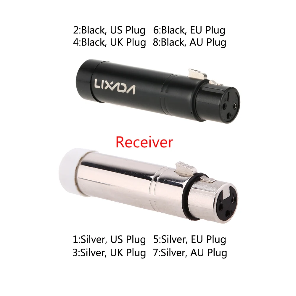 2,4 г ISM DMX512 беспроводной Женский приемник XLR светодиодный освещение для сцены PAR вечерние свет ЕС США Великобритания Plug