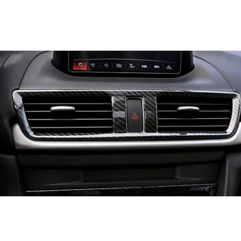 Аксессуары для Mazda 3 AXELA седан хэтчбек 2017 2018 ABS внутреннее среднее