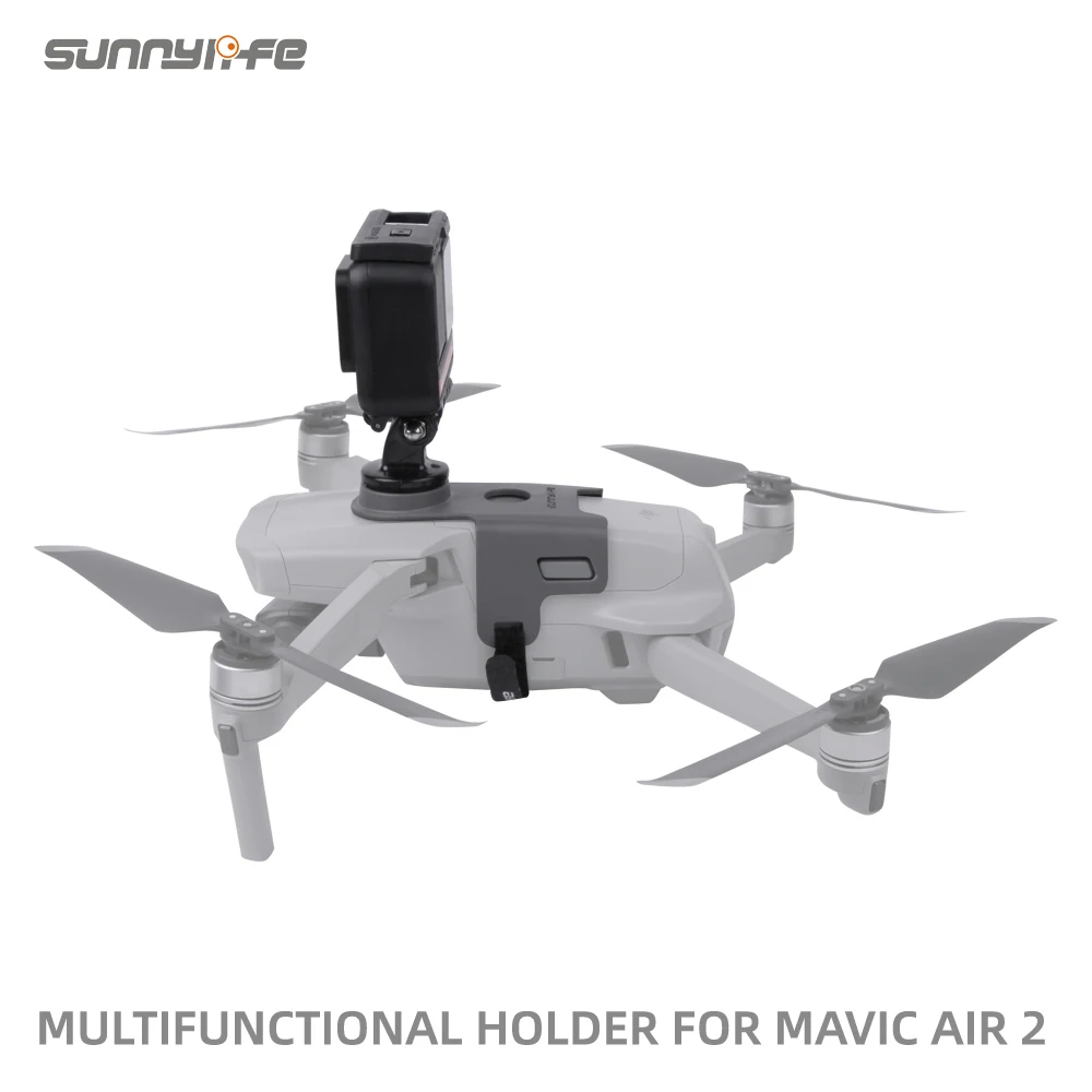 

Sunnylife Sports Camera Fill Light Holder Bracket for Mavic Air 2 Drone for GoPro Insta360 Osmo Action Cameras Holders