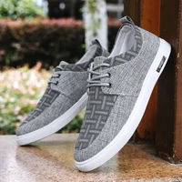 mens casual shoes canvas breathable driving shoes mens loafers soft and comfortable flat shoes non slip lazy peas shoes