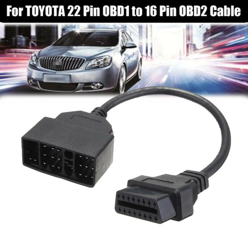 

Metal Adapter Cable Black Scanner Diagnostic Tools Replacement Durable