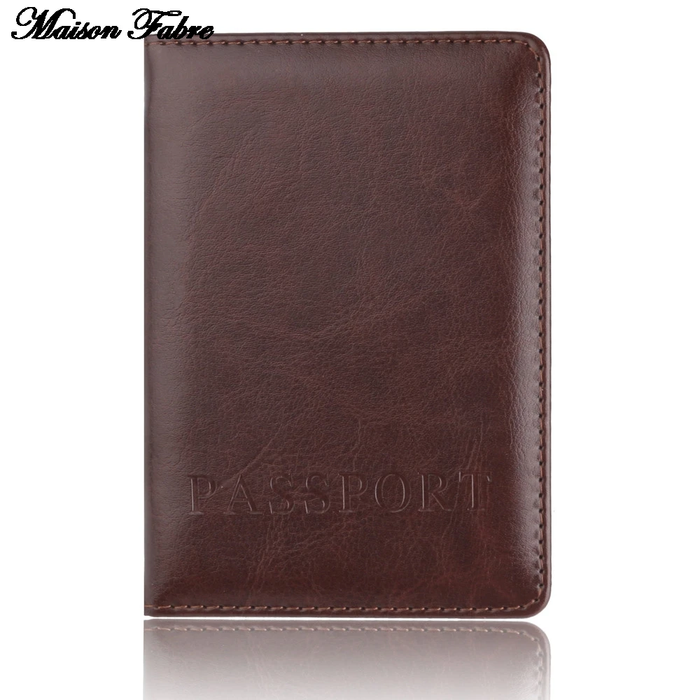 Защитный чехол для паспорта мягкий кожаный кошелек визиток и паспорта|Мужские