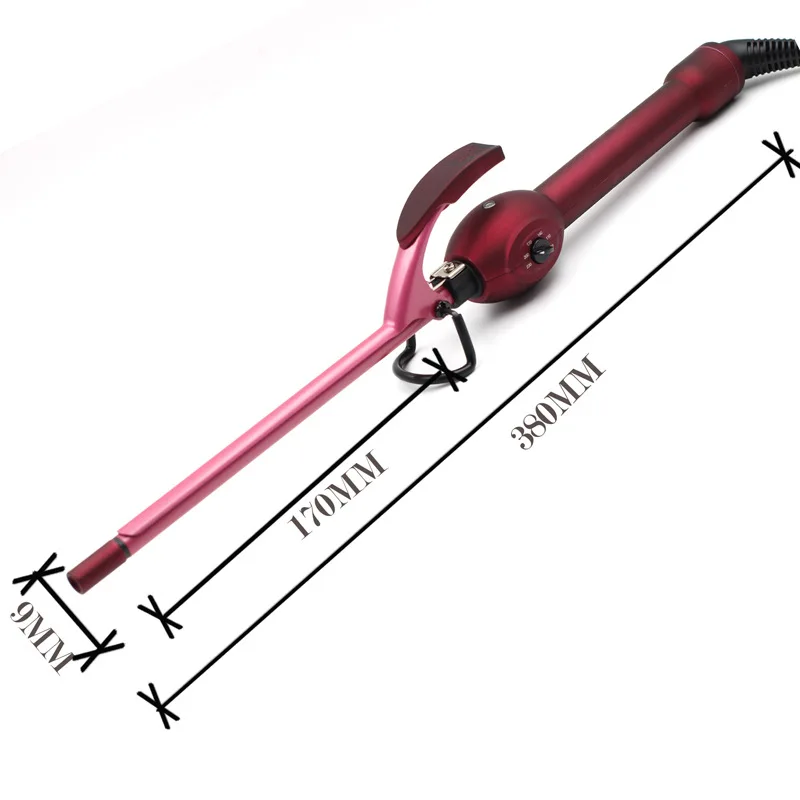 Профессиональные щипцы для завивки волос керамическая плойка с конусом 9 мм 13 16