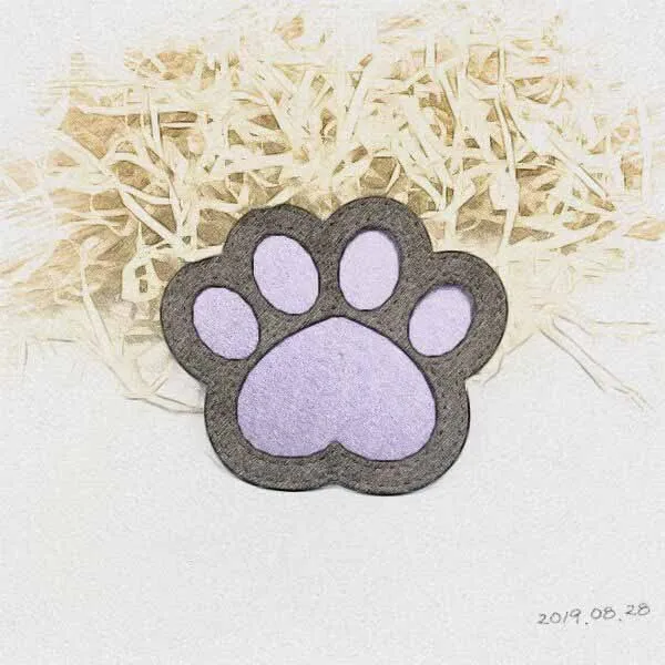 HuiXiang кошачьи лапы металлические режущие штампы трафареты для бумажные карточки