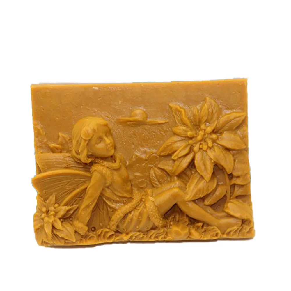 Силиконовая форма для мыла сделай сам прямоугольная квадратная с изображением