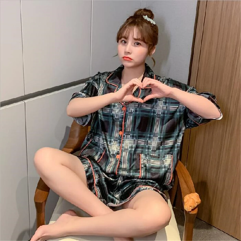 Высококачественный Свободный Летний пижамный комплект одежда для сна японская и