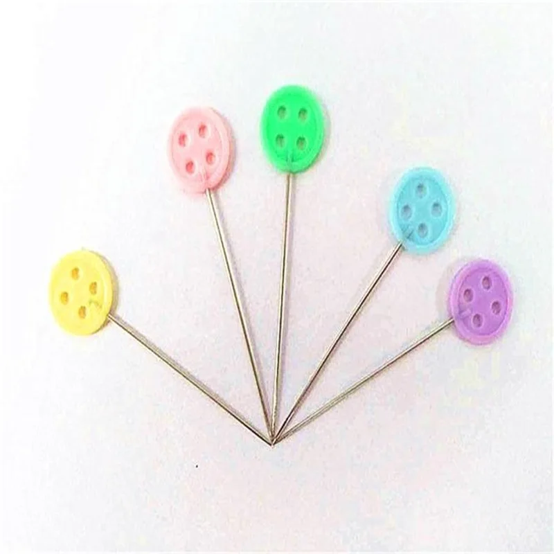 100 шт./лот аксессуары для шитья Лоскутные штифты швейные с коробкой DIY Швейные