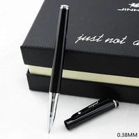 jinhao 101 fountain pen ink full metal clip pens luxury black ink fountain pen nib 0 38mm office supplies